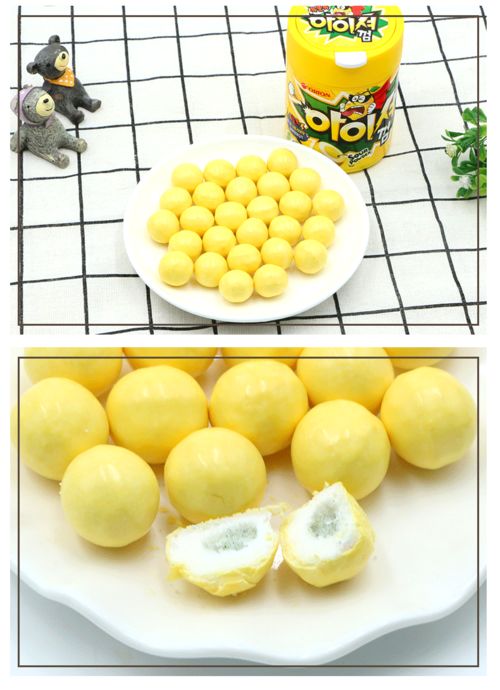 韓國(guó)進(jìn)口食品好麗友爆酸口香糖132g口氣清新糖果休閑零食小吃